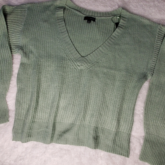 Ambiance Apparel Mint Green Sweater - Picture 6 of 15